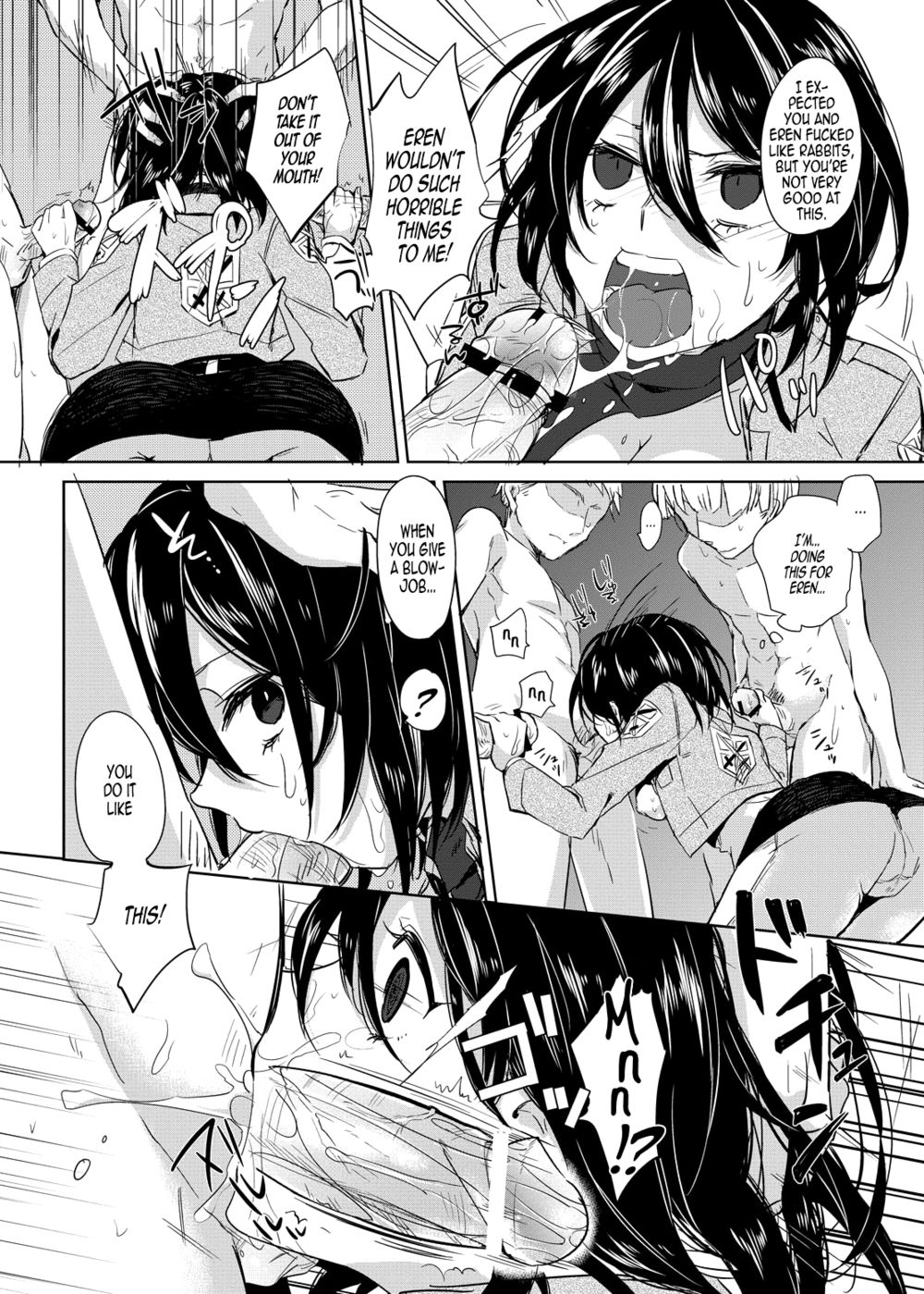 Hentai Manga Comic-Mikasa's Training Report-Read-7